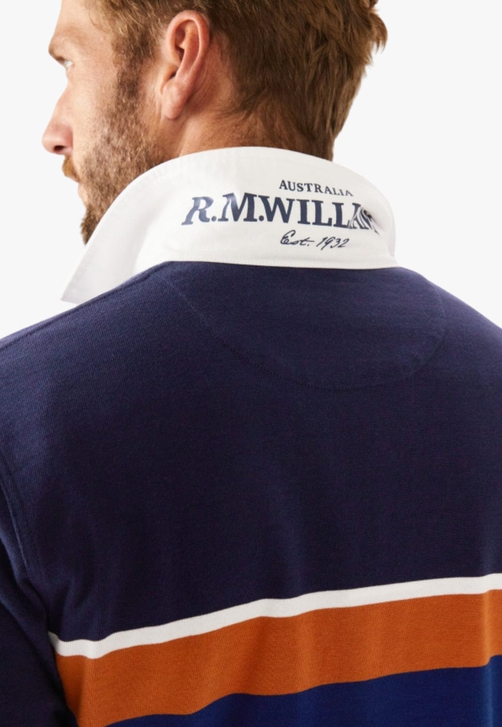 R.M. Williams CLOTHING-Mens Jerseys R.M. Williams Mens Culburra Rugby