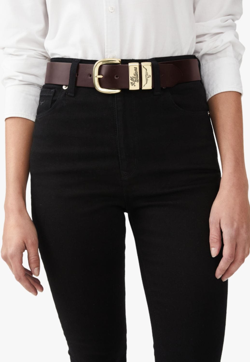 R.M. Williams CLOTHING-Mens Belts & Braces RM Williams Mens 3 Piece Solid Hide Belt