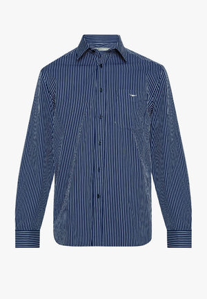R.M. Williams CLOTHING-Mens Long Sleeve Shirts RM Williams Mens Collins Long Sleeve Shirt