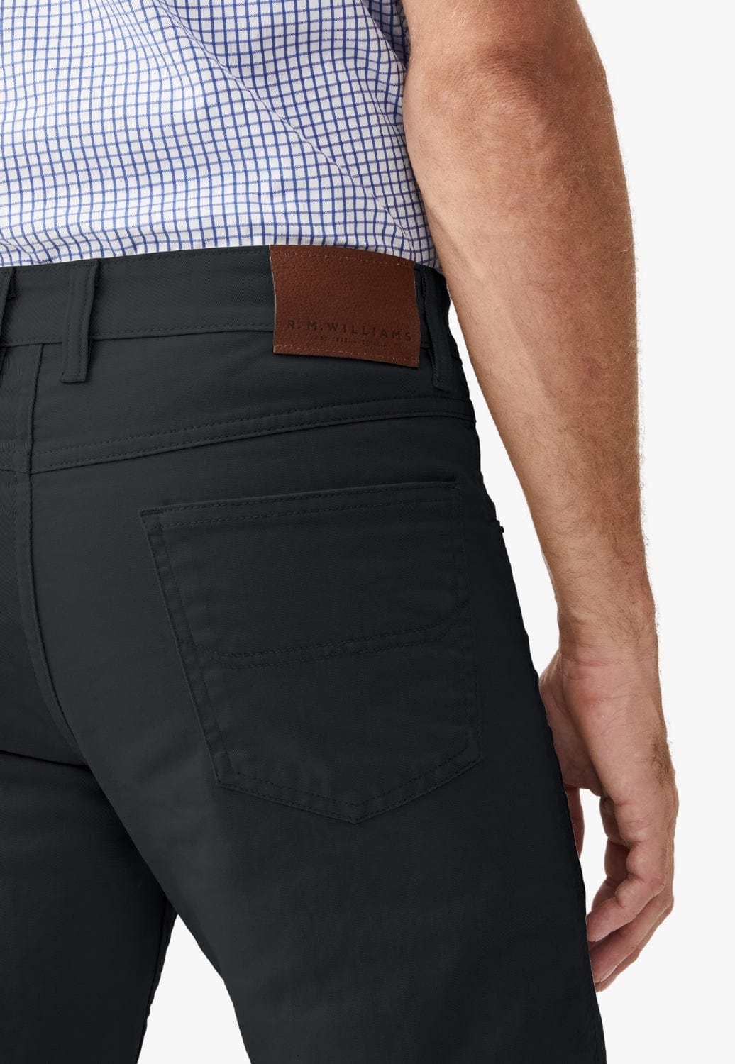 R.M. Williams CLOTHING-Mens Jeans RM Williams Mens Linesman Stretch Jean