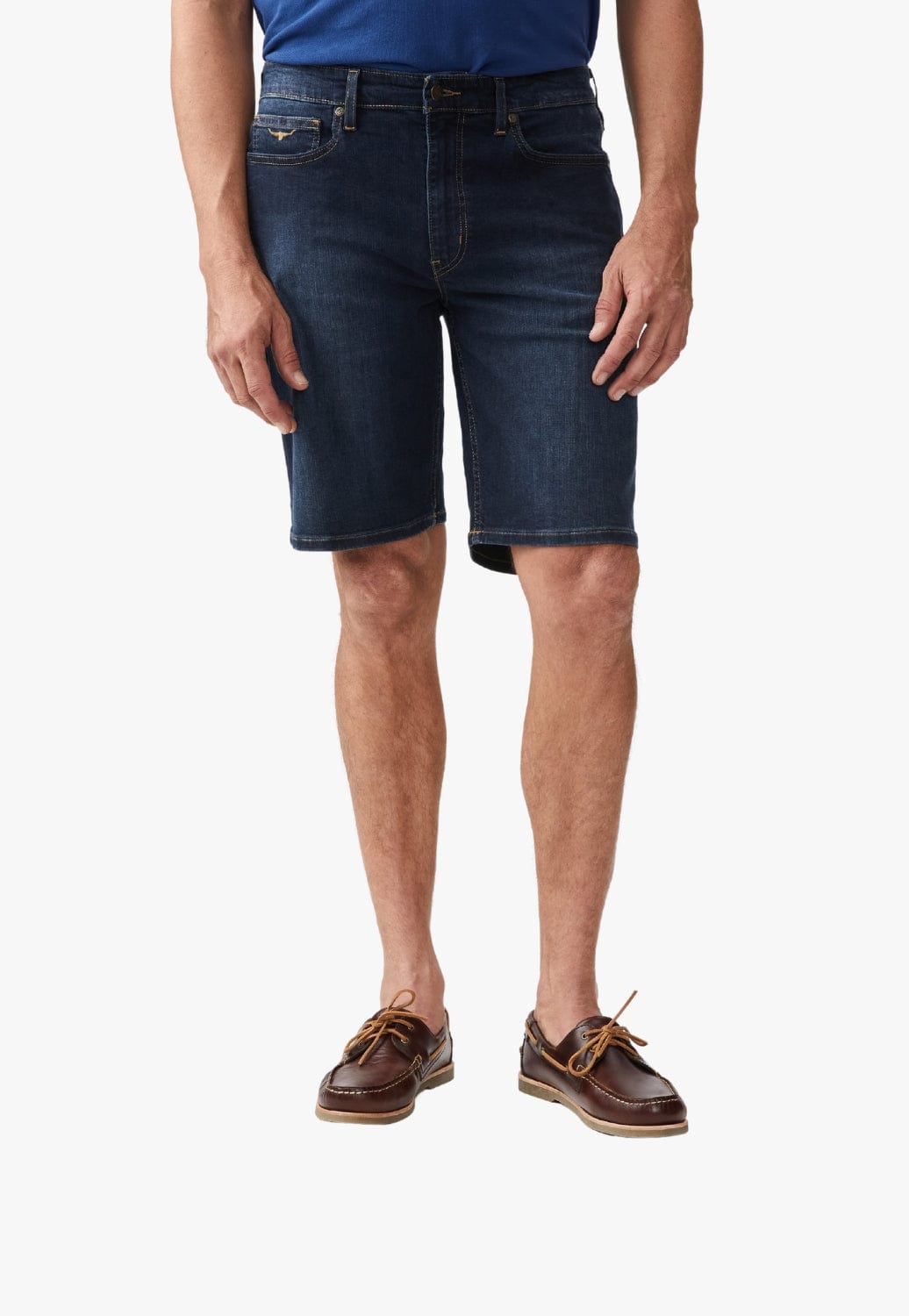 R.M. Williams CLOTHING-Mens Shorts RM Williams Mens Nicholson Denim Short