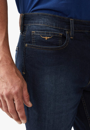 R.M. Williams CLOTHING-Mens Shorts RM Williams Mens Nicholson Denim Short