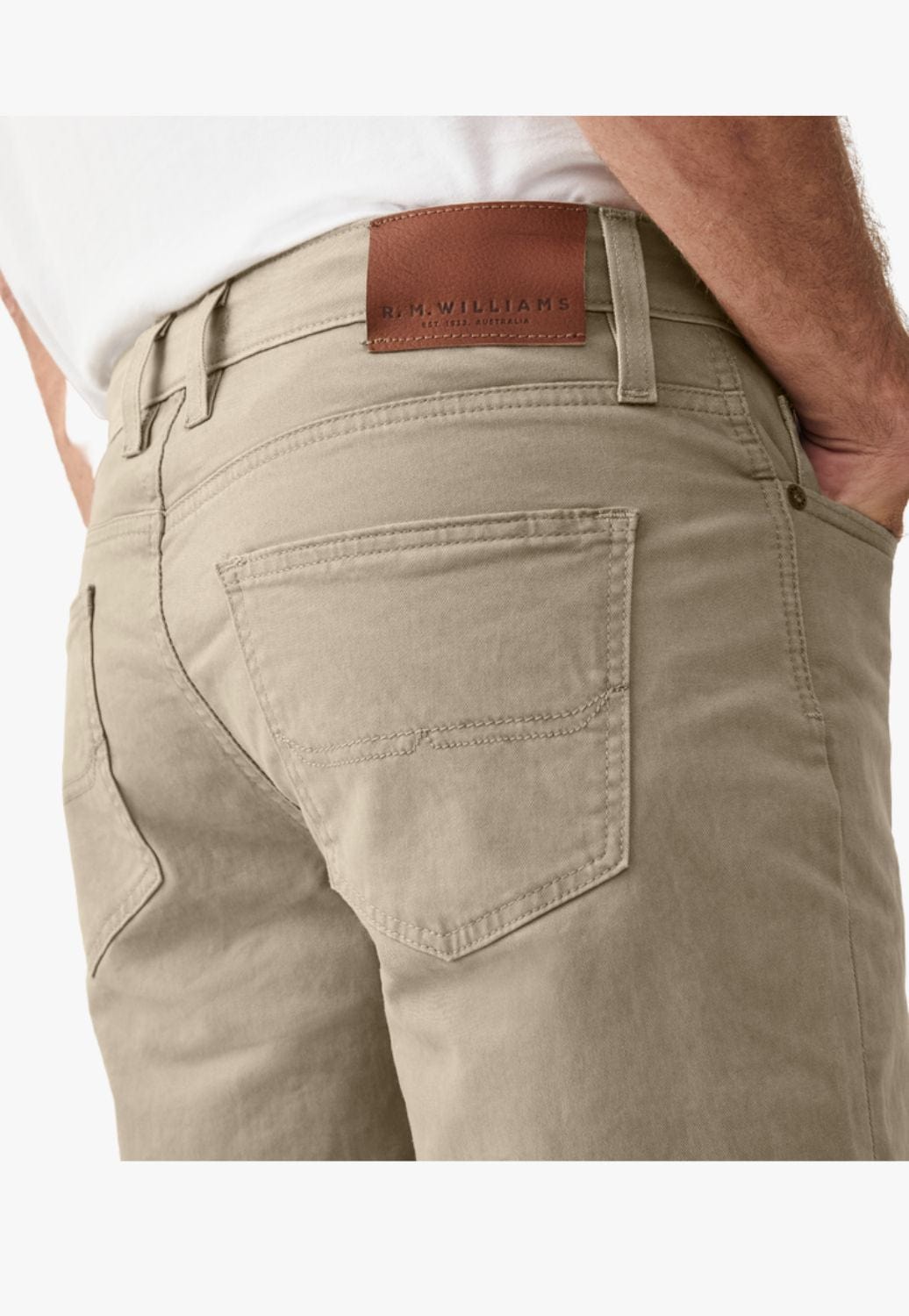 R.M. Williams CLOTHING-Mens Shorts RM Williams Mens Nicholson Short