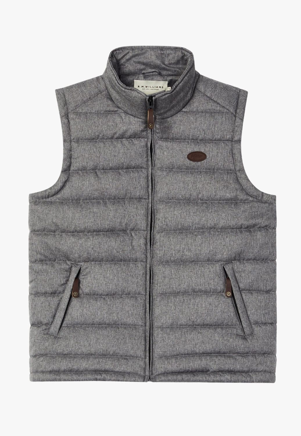 R.M. Williams CLOTHING-Mens Vests RM Williams Mens Patterson Creek Vest