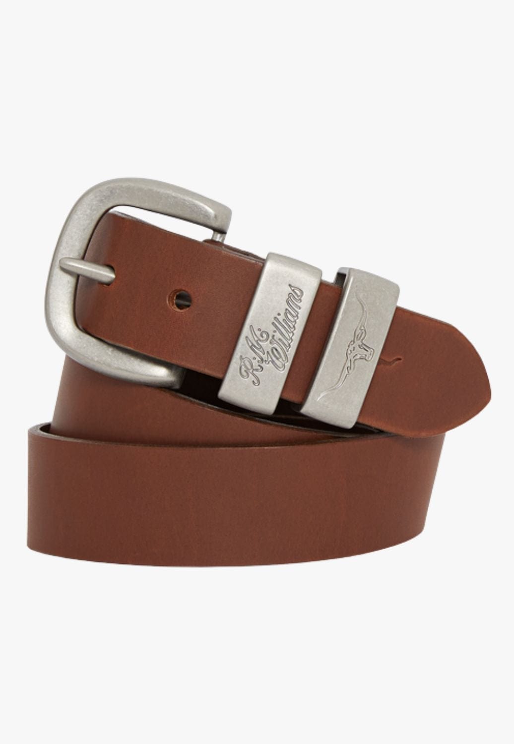 R.M. Williams CLOTHING-Mens Belts & Braces RM Williams Mens Solid Hide Belt