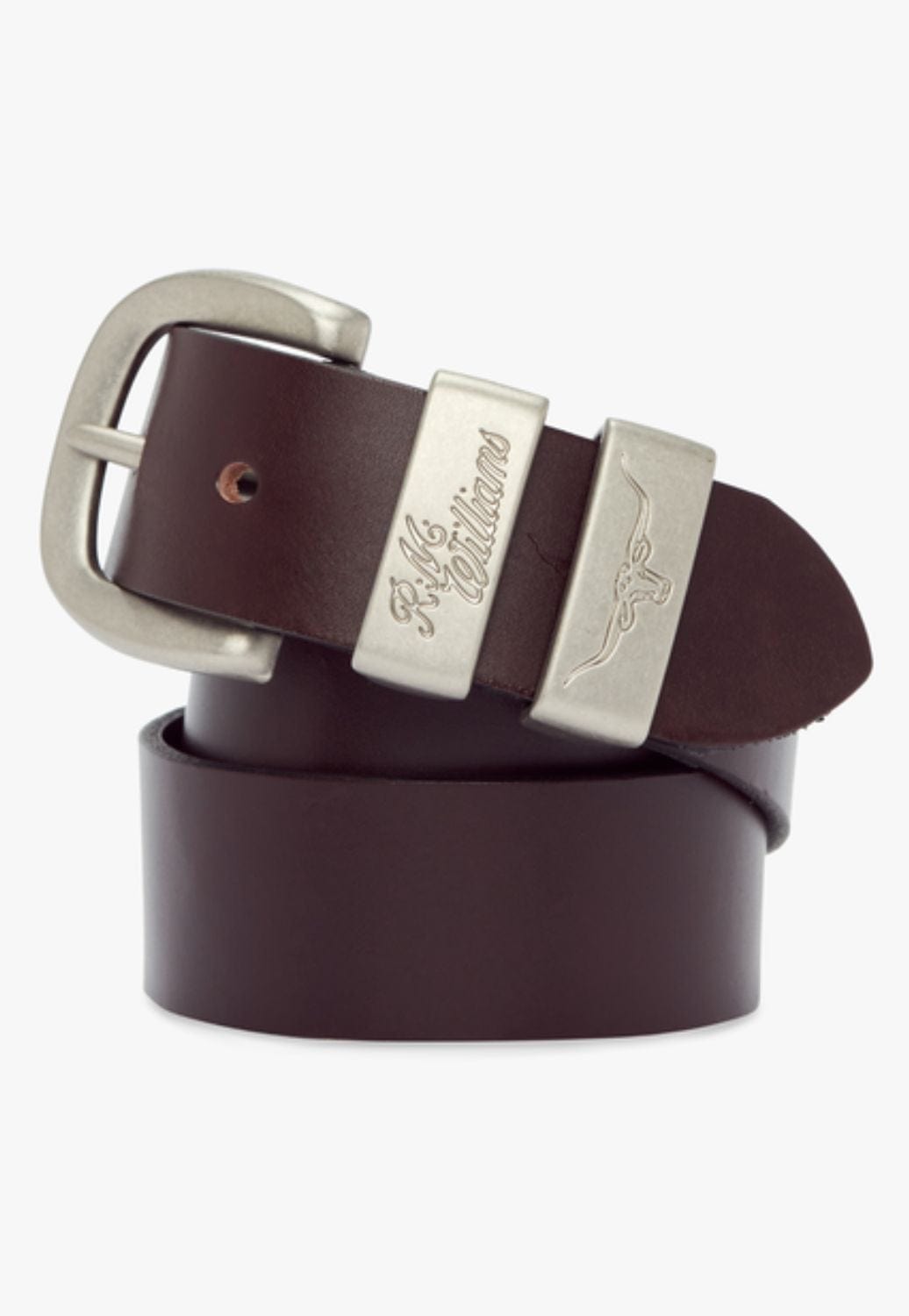 R.M. Williams CLOTHING-Mens Belts & Braces RM Williams Mens Solid Hide Belt