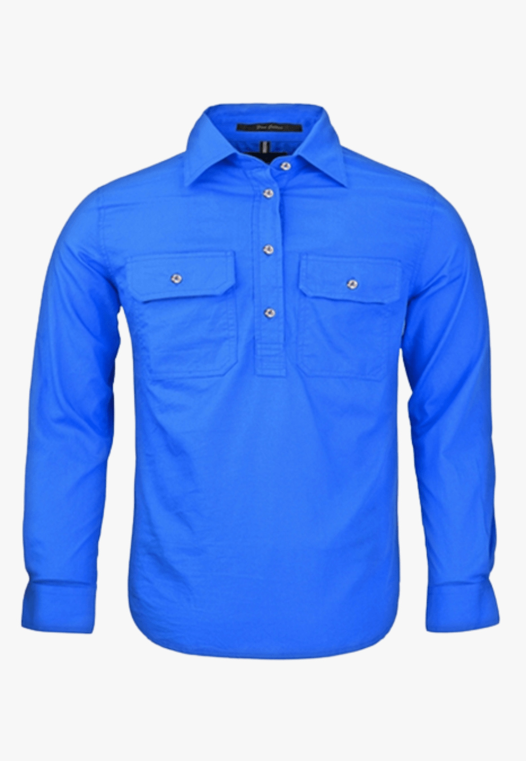 Ritemate CLOTHING-Boys Long Sleeve Shirts Pilbara Kids Closed Front Work Shirt RM400CF
