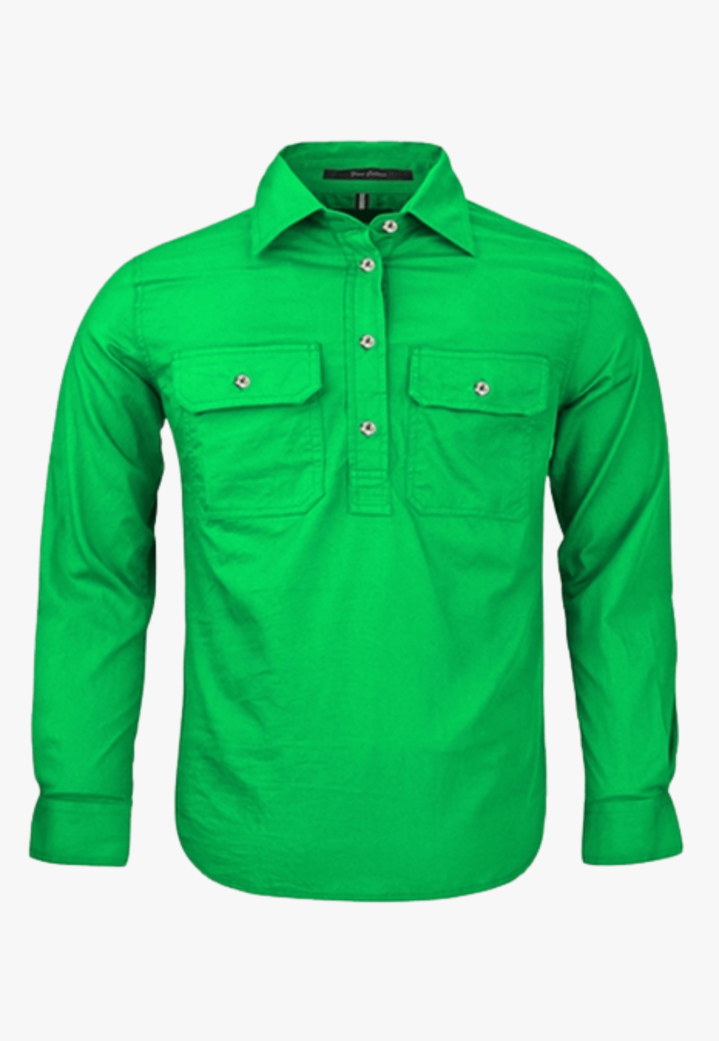 Ritemate CLOTHING-Boys Long Sleeve Shirts Pilbara Kids Closed Front Work Shirt RM400CF
