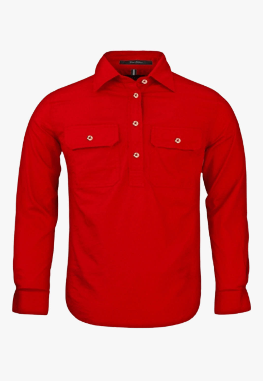 Ritemate CLOTHING-Boys Long Sleeve Shirts Pilbara Kids Closed Front Work Shirt RM400CF