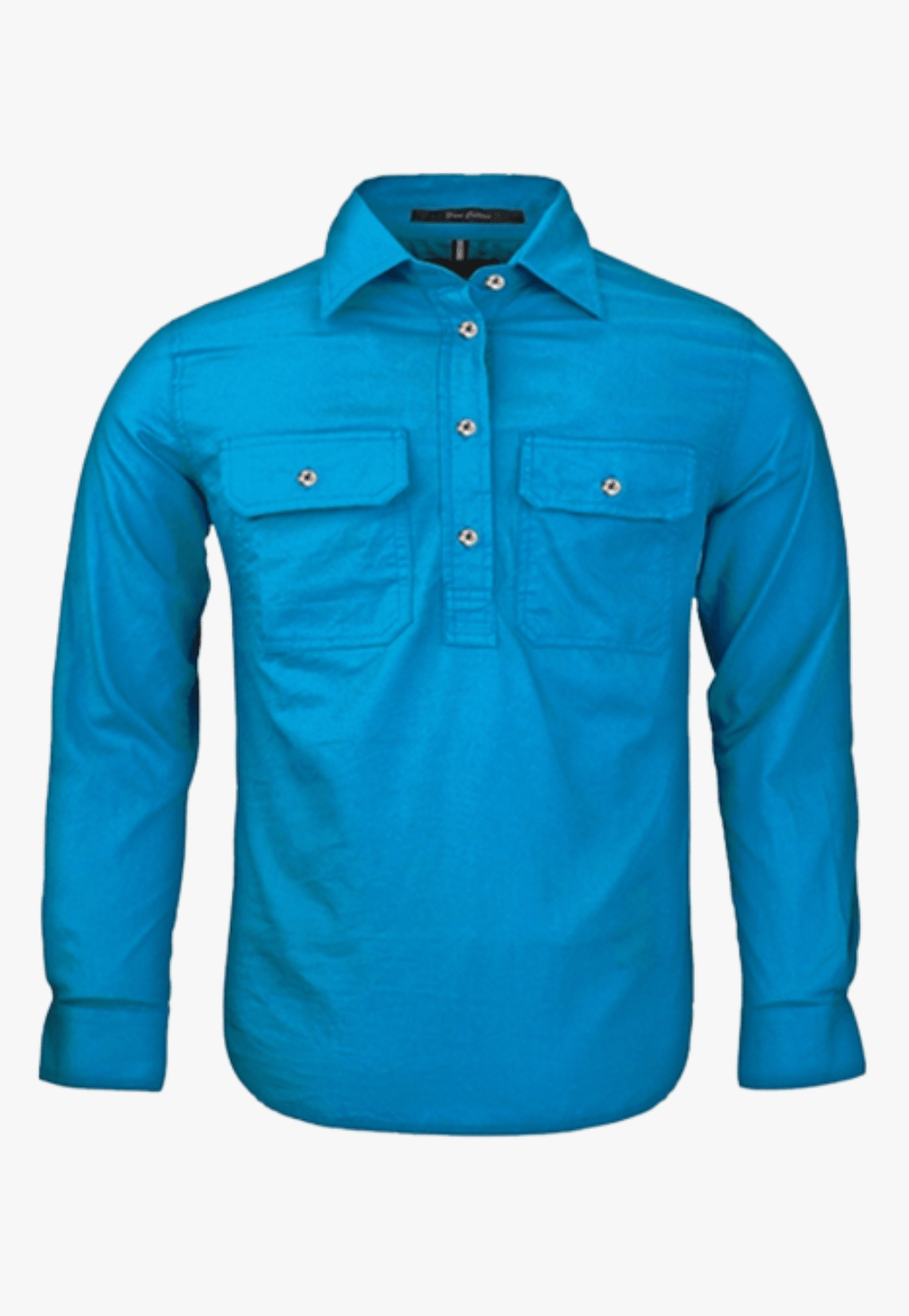 Ritemate CLOTHING-Boys Long Sleeve Shirts Pilbara Kids Closed Front Work Shirt RM400CF