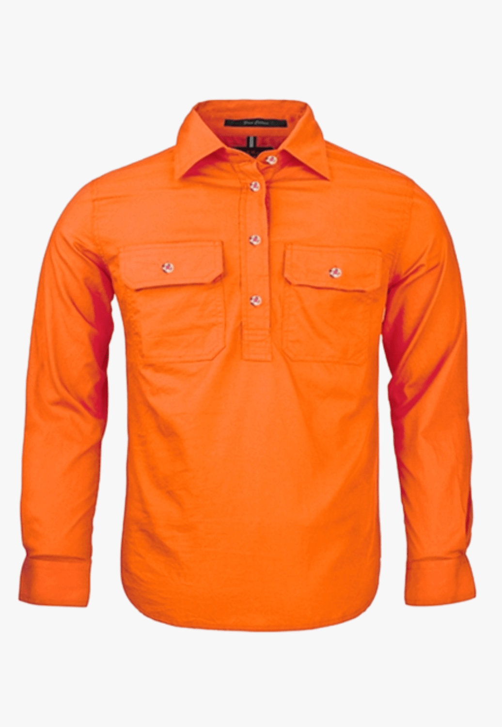 Ritemate CLOTHING-Boys Long Sleeve Shirts Pilbara Kids Closed Front Work Shirt RM400CF