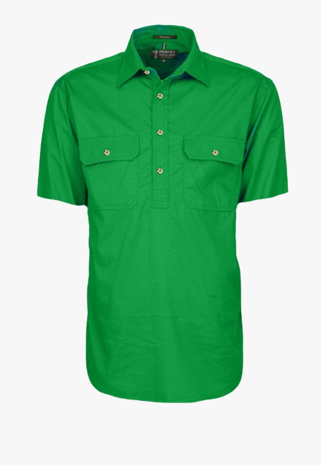 Ritemate WORKWEAR - Mens Shirts Pilbara Mens C/Front S/Sleeve Work Shirt RM200CFS