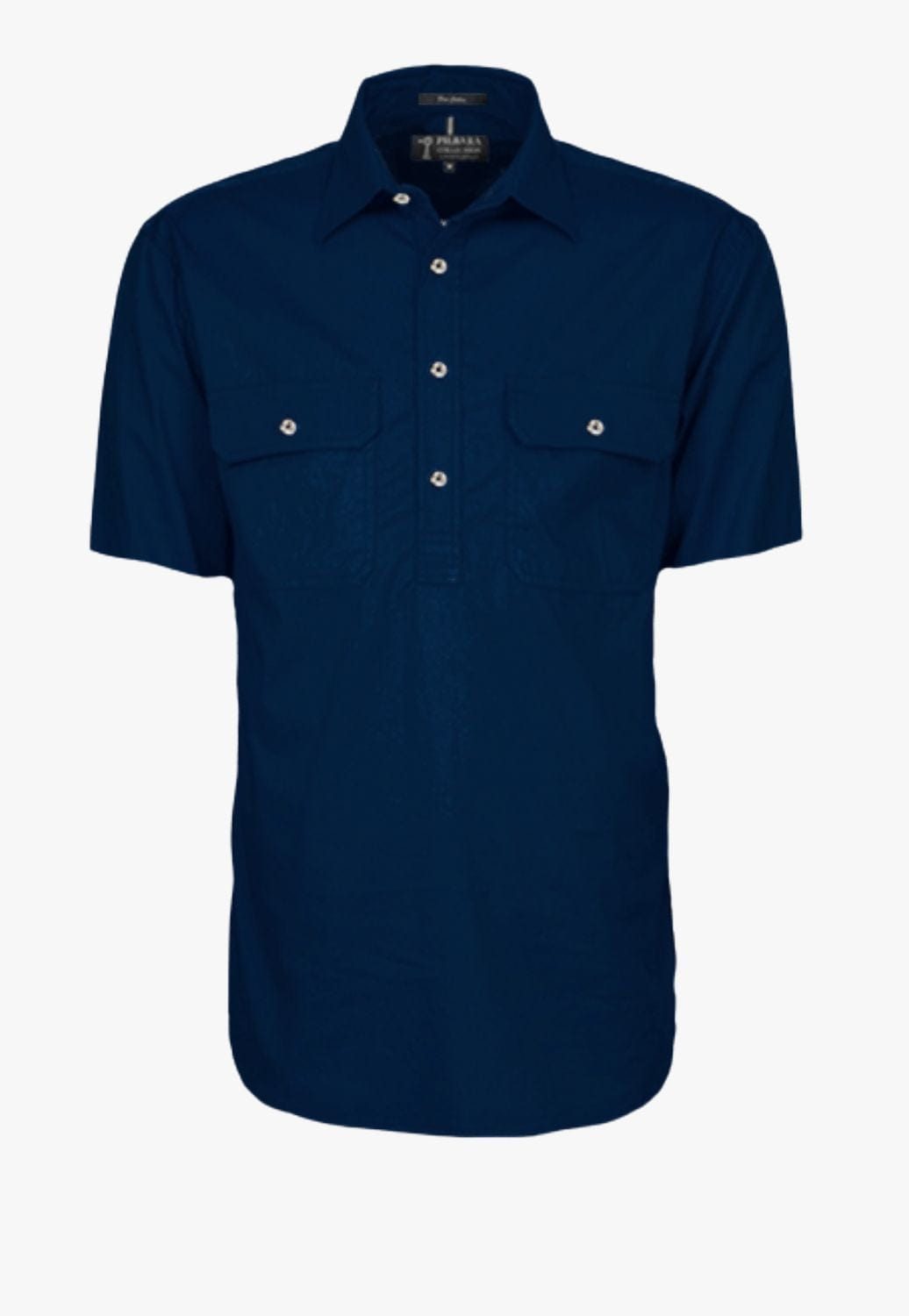Ritemate WORKWEAR - Mens Shirts Pilbara Mens C/Front S/Sleeve Work Shirt RM200CFS