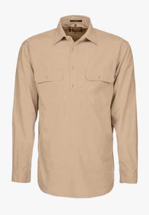 Ritemate WORKWEAR - Mens Shirts Pilbara Mens Closed Front Work Shirt RM200CF