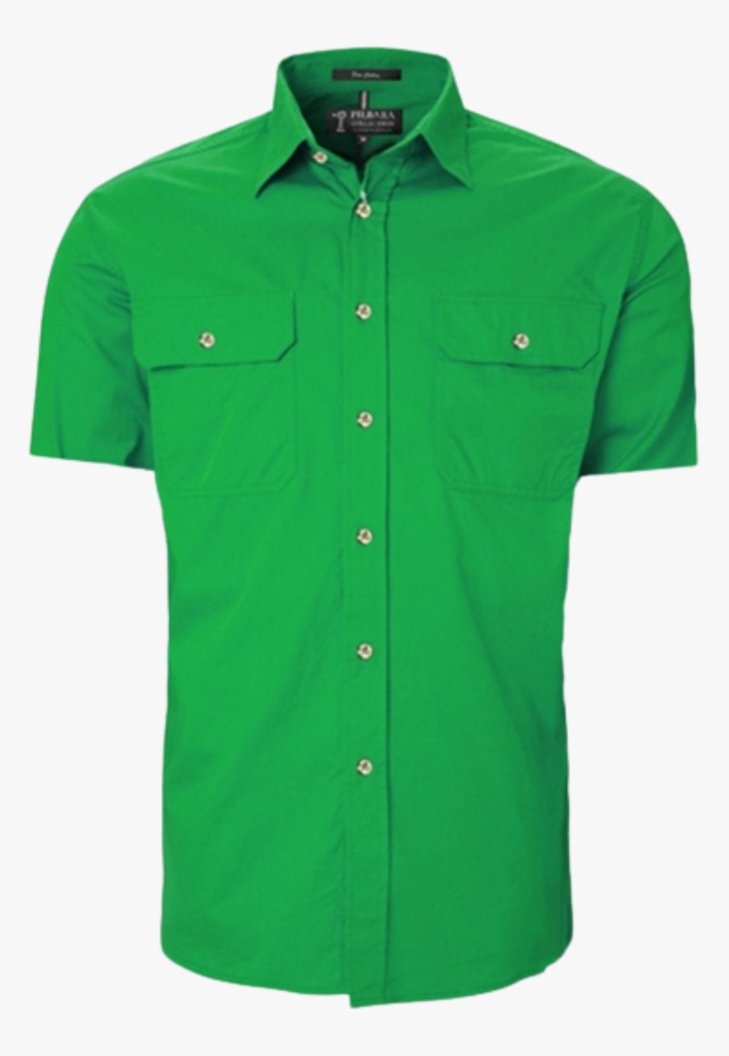 Ritemate WORKWEAR - Mens Shirts Pilbara Mens O/Front S/Sleeve Work Shirt RM500BTS