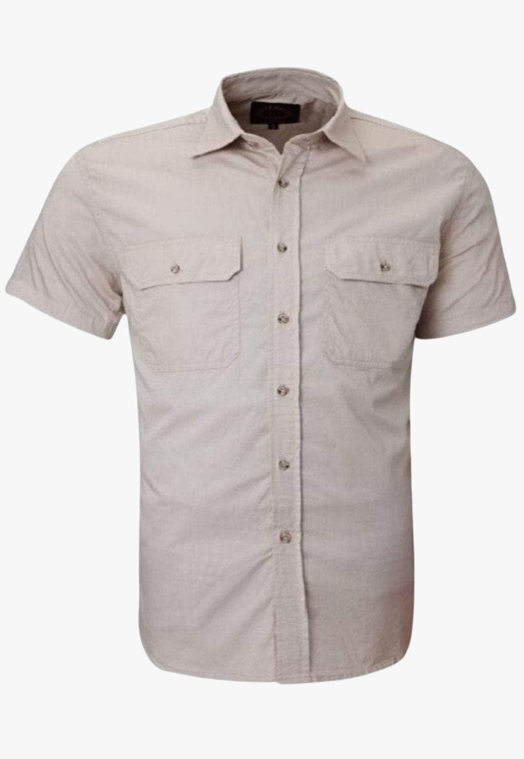 Ritemate WORKWEAR - Mens Shirts Pilbara Mens O/Front S/Sleeve Work Shirt RM500BTS