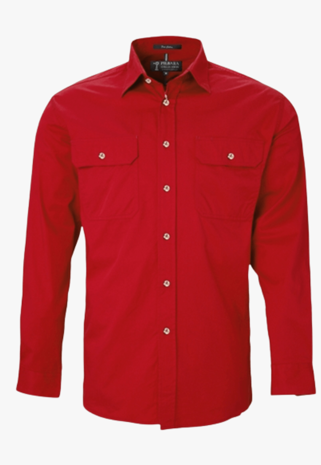 Ritemate WORKWEAR - Mens Shirts Pilbara Mens Open Front Shirt RM500BT