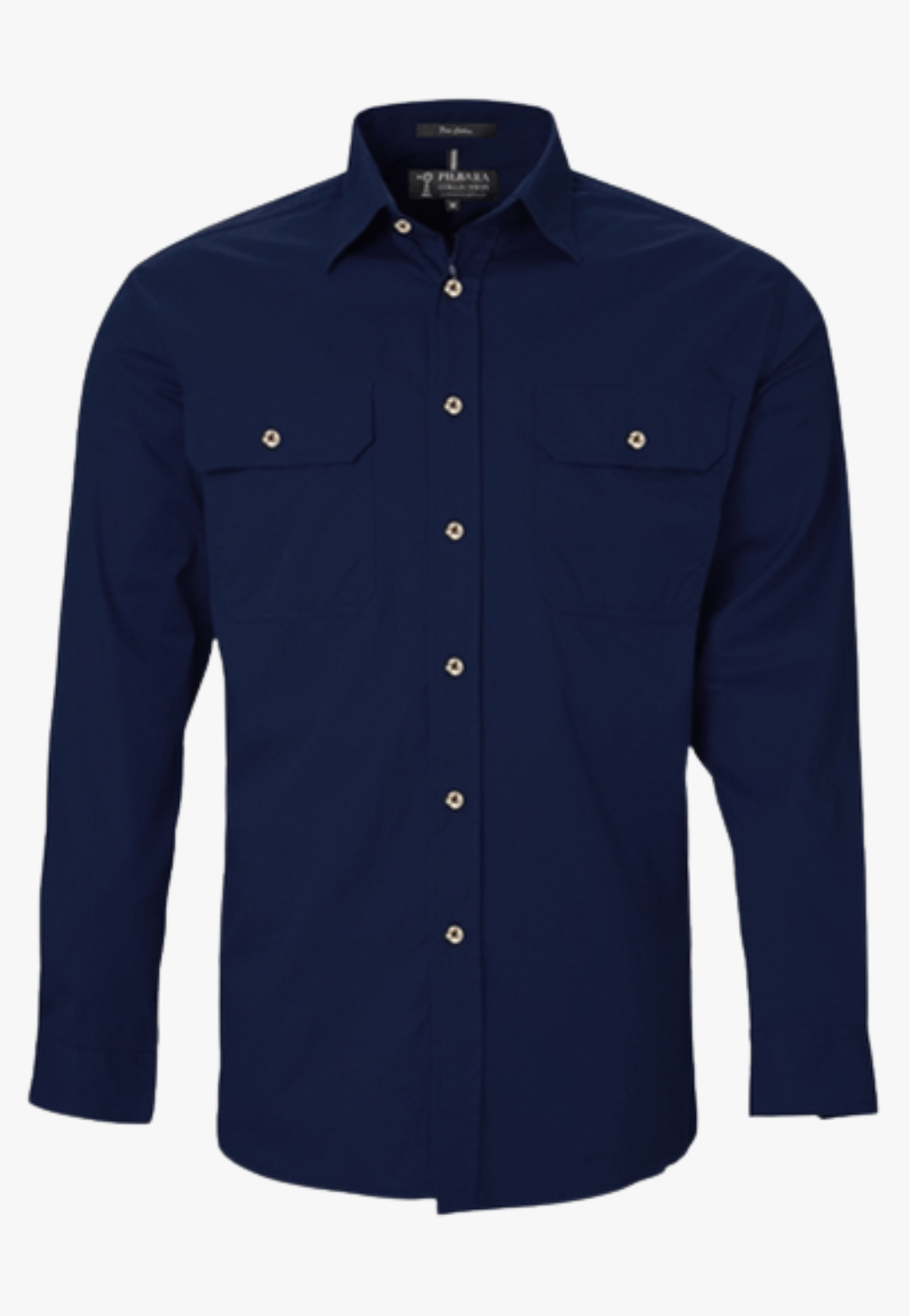 Ritemate WORKWEAR - Mens Shirts Pilbara Mens Open Front Shirt RM500BT