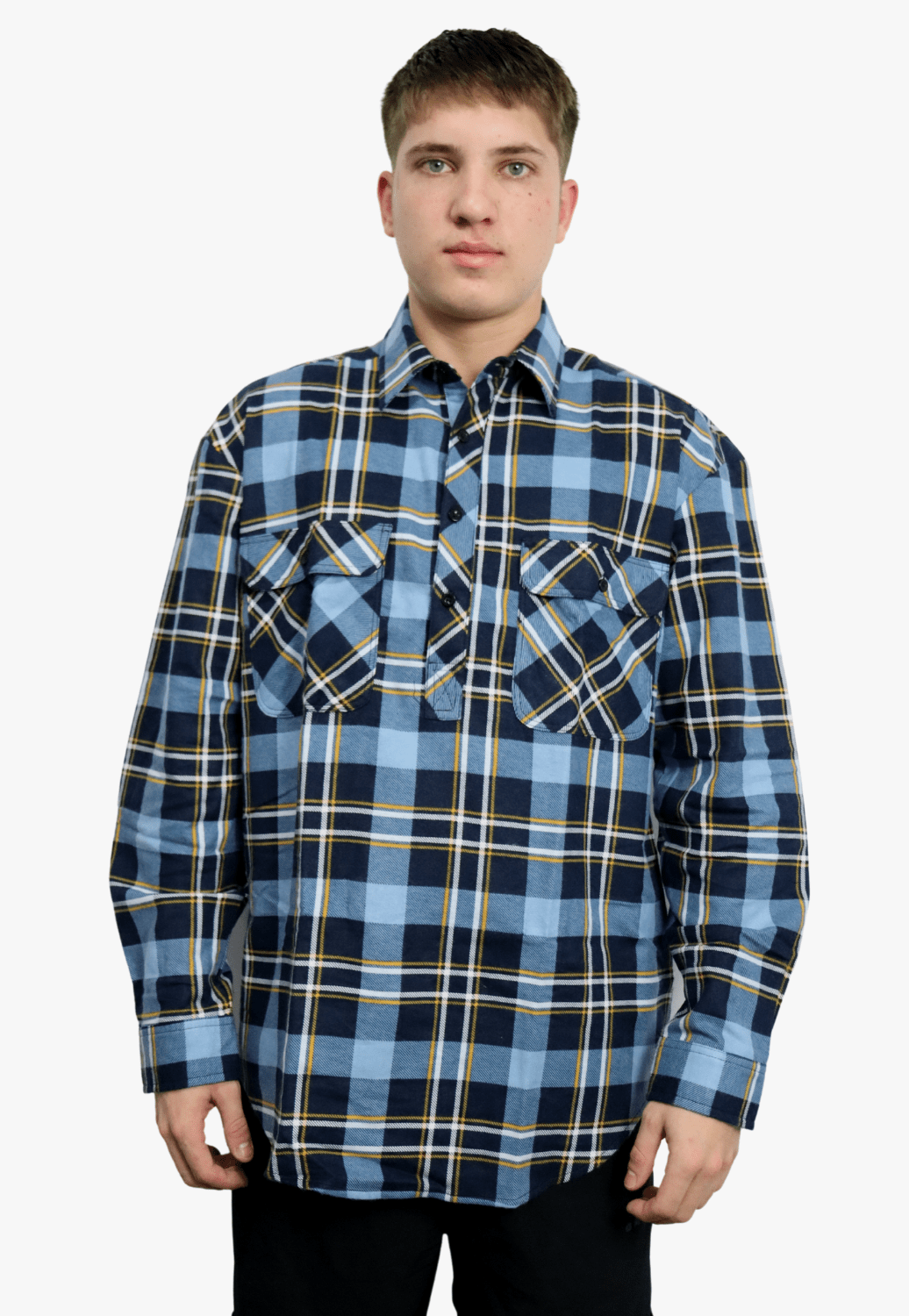 Ritemate WORKWEAR - Mens Shirts Ritemate Closed Front Flannelette Shirt