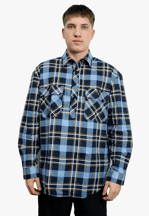 Ritemate WORKWEAR - Mens Shirts Ritemate Closed Front Flannelette Shirt