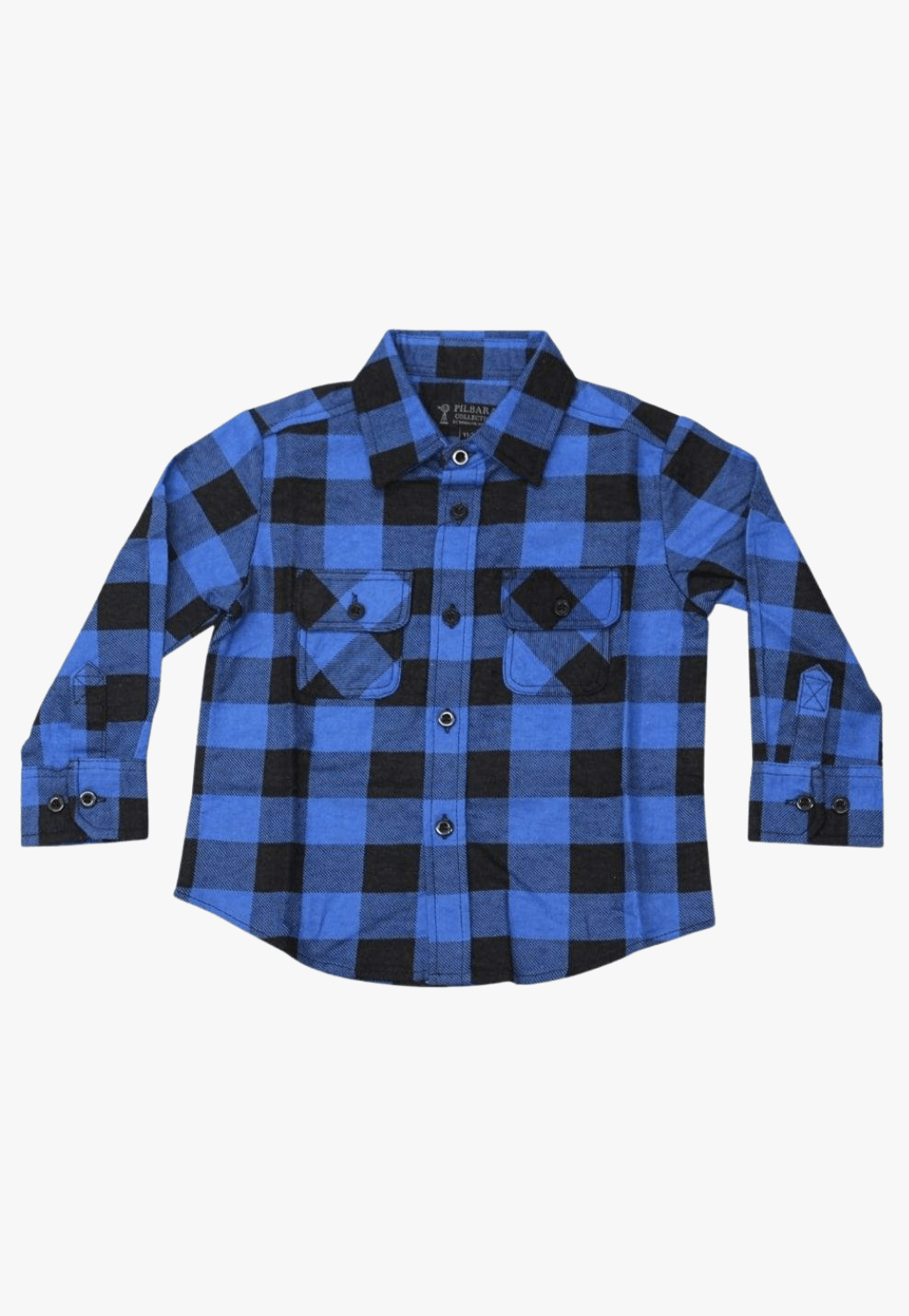 Ritemate CLOTHING-Kids Unisex Shirts Ritemate Kids Open Front Flannelette Shirt RM123KOF
