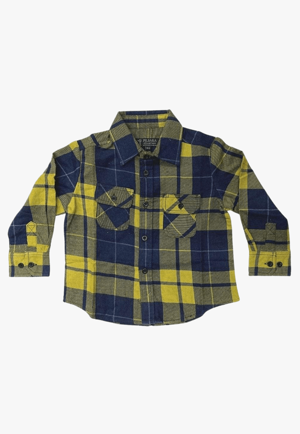 Ritemate CLOTHING-Kids Unisex Shirts Ritemate Kids Open Front Flannelette Shirt RM123KOF