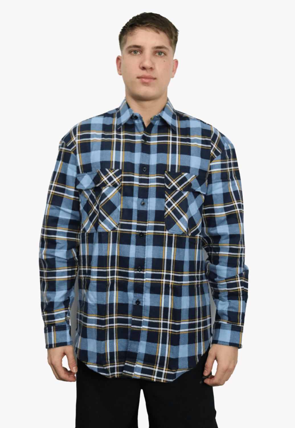 Ritemate WORKWEAR - Mens Shirts Ritemate Open Front Flannelette Shirt