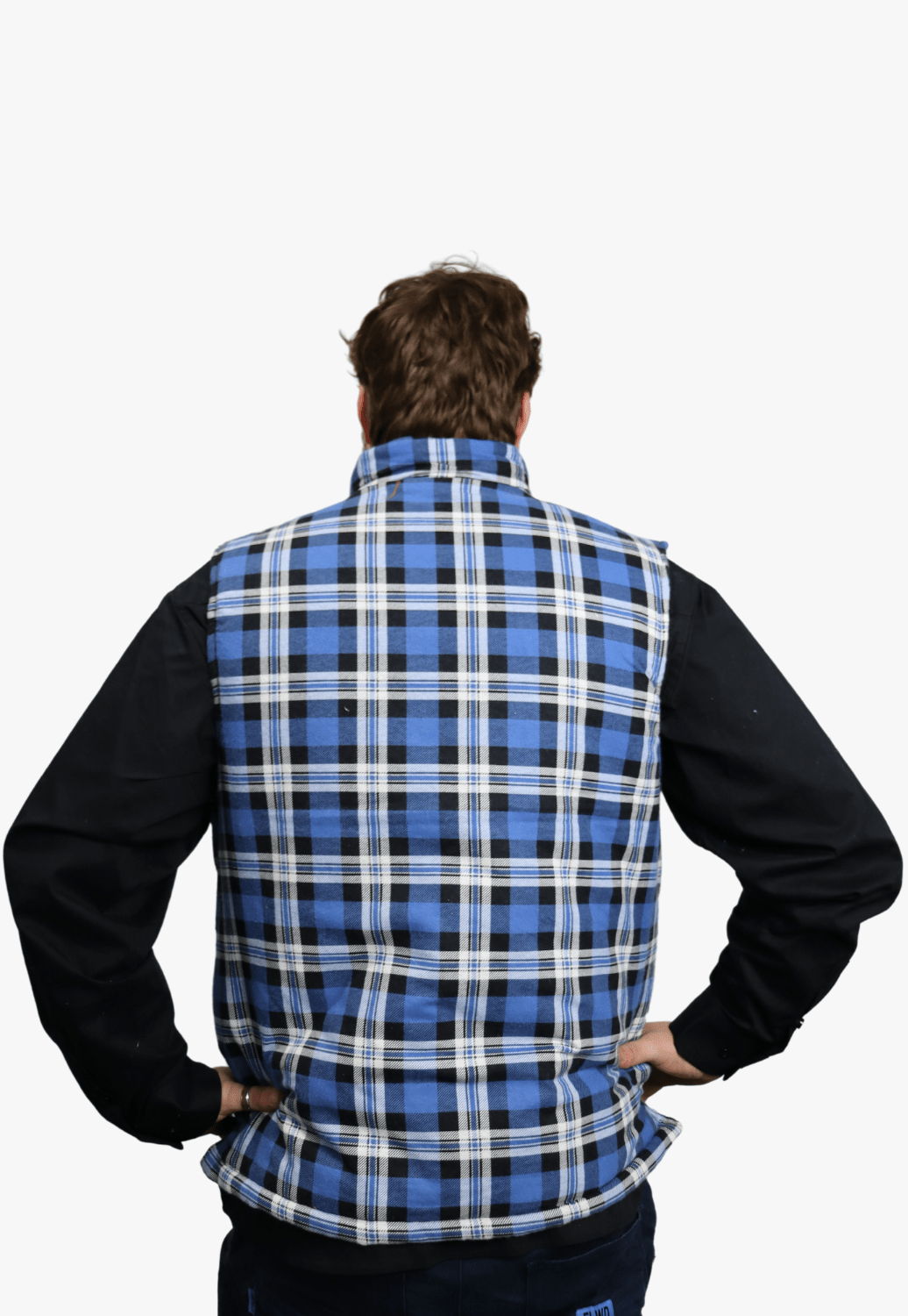 Ritemate WORKWEAR - Mens Jackets Ritemate Zipper Flannelette Quilted Vest