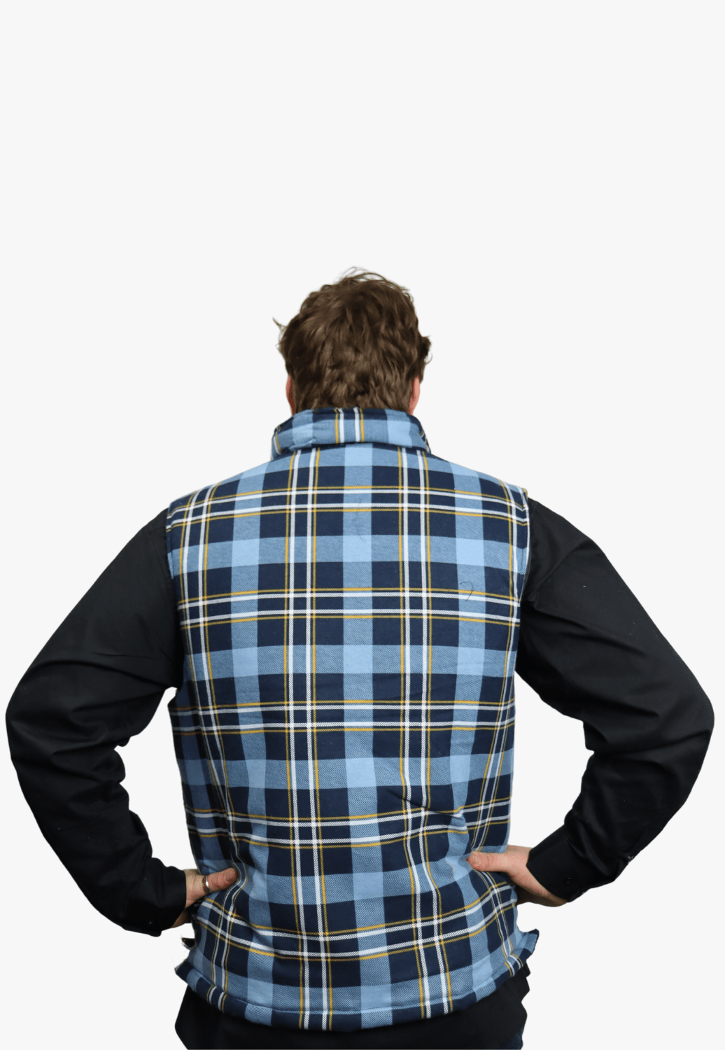 Ritemate WORKWEAR - Mens Jackets Ritemate Zipper Flannelette Quilted Vest