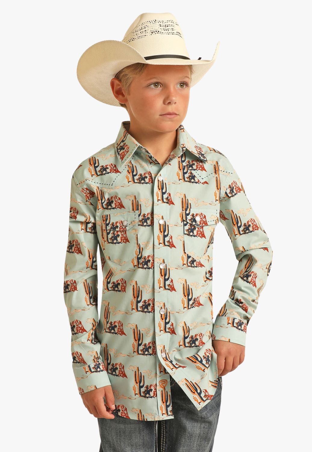 Rock and Roll CLOTHING-Boys Long Sleeve Shirts Rock and Roll Boys Long Sleeve Shirt