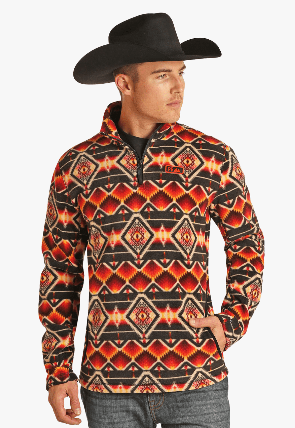 Rock and Roll CLOTHING-Mens Pullovers Rock and Roll Mens Aztec Pullover