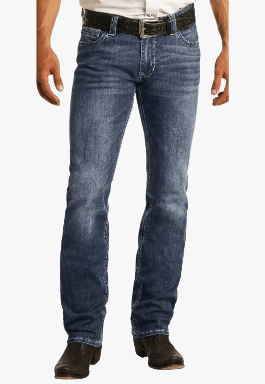 Rock and Roll CLOTHING-Mens Jeans Rock & Roll Mens Reflex Revolver Jeans