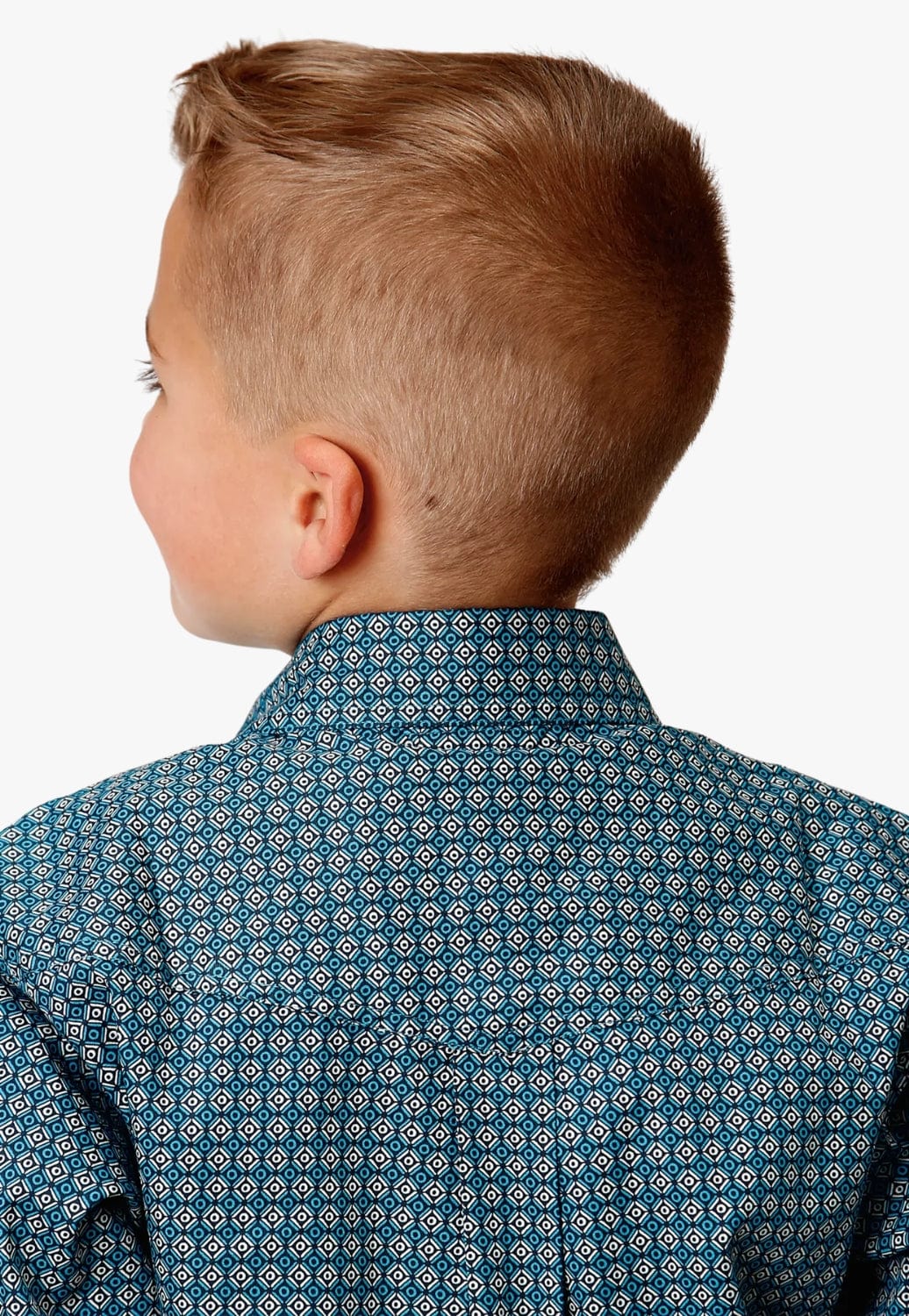 Roper CLOTHING-Boys Long Sleeve Shirts Roper Boys Amarillo Collection Long Sleeve Shirt
