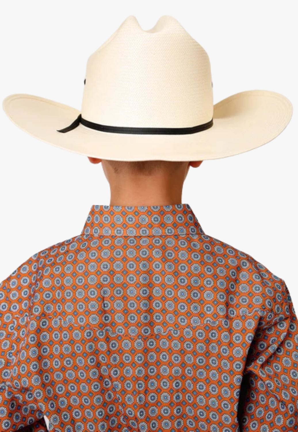 Roper CLOTHING-Boys Long Sleeve Shirts Roper Boys Amarillo Collection Long Sleeve Shirt