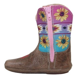 Roper FOOTWEAR - Infants Roper Infant Cowbaby Diasy Top Boot