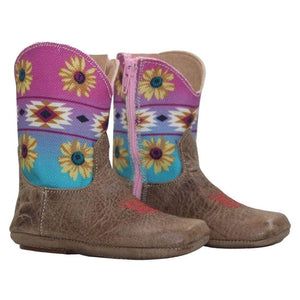 Roper FOOTWEAR - Infants Roper Infant Cowbaby Diasy Top Boot