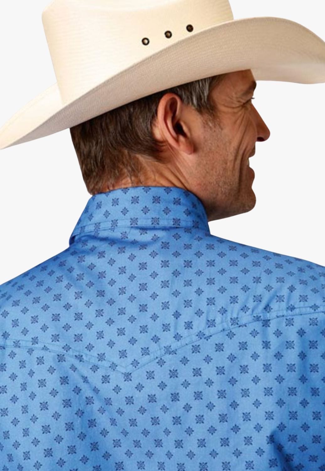 Roper CLOTHING-Mens Long Sleeve Shirts Roper Mens Amarillo Collection Long Sleeve Shirt