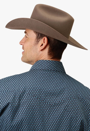 Roper CLOTHING-Mens Long Sleeve Shirts Roper Mens Amarillo Collection Long Sleeve Shirt