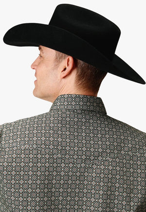 Roper CLOTHING-Mens Long Sleeve Shirts Roper Mens Amarillo Collection Long Sleeve Shirt