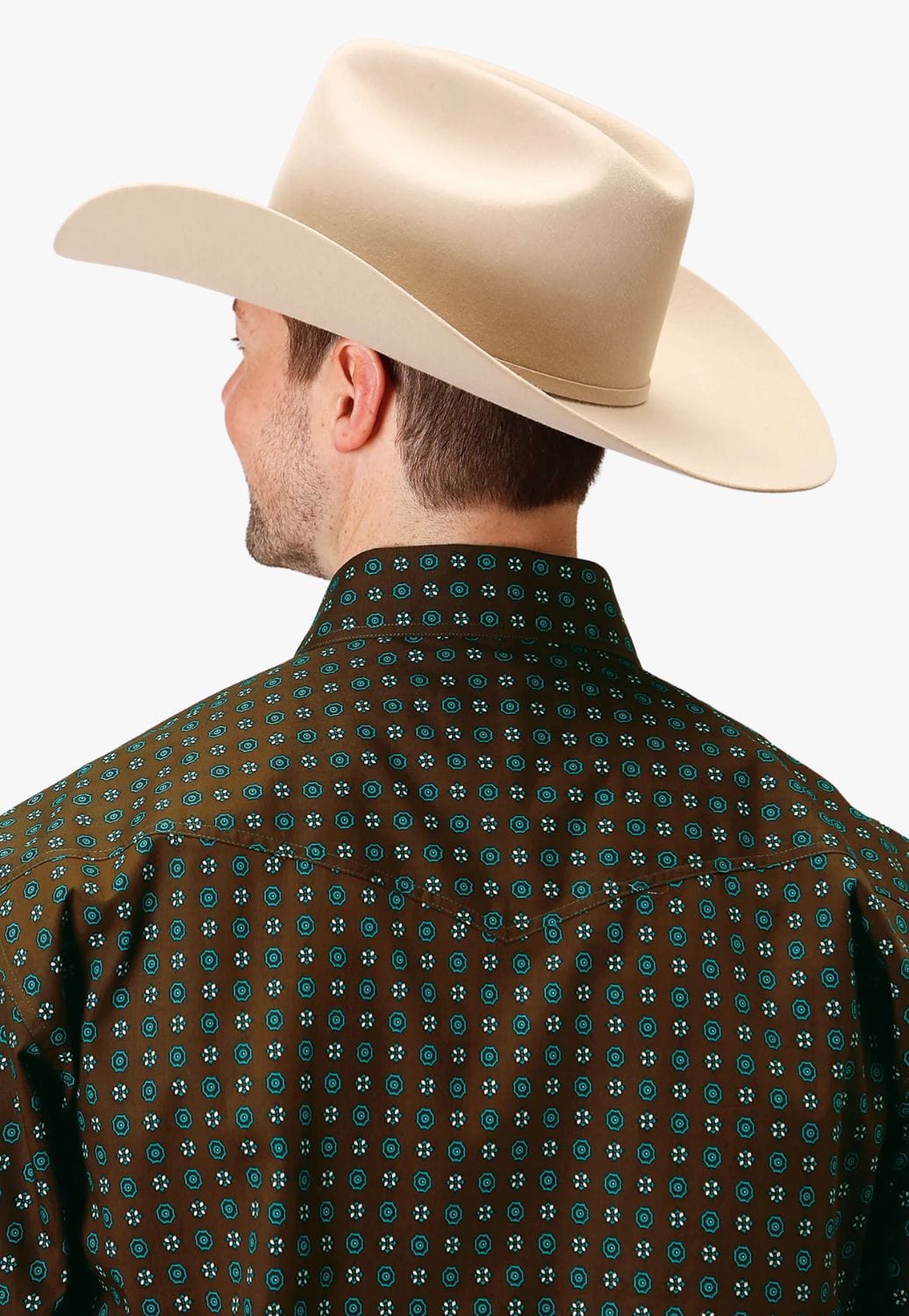 Roper CLOTHING-Mens Long Sleeve Shirts Roper Mens Amarillo Collection Long Sleeve Shirt