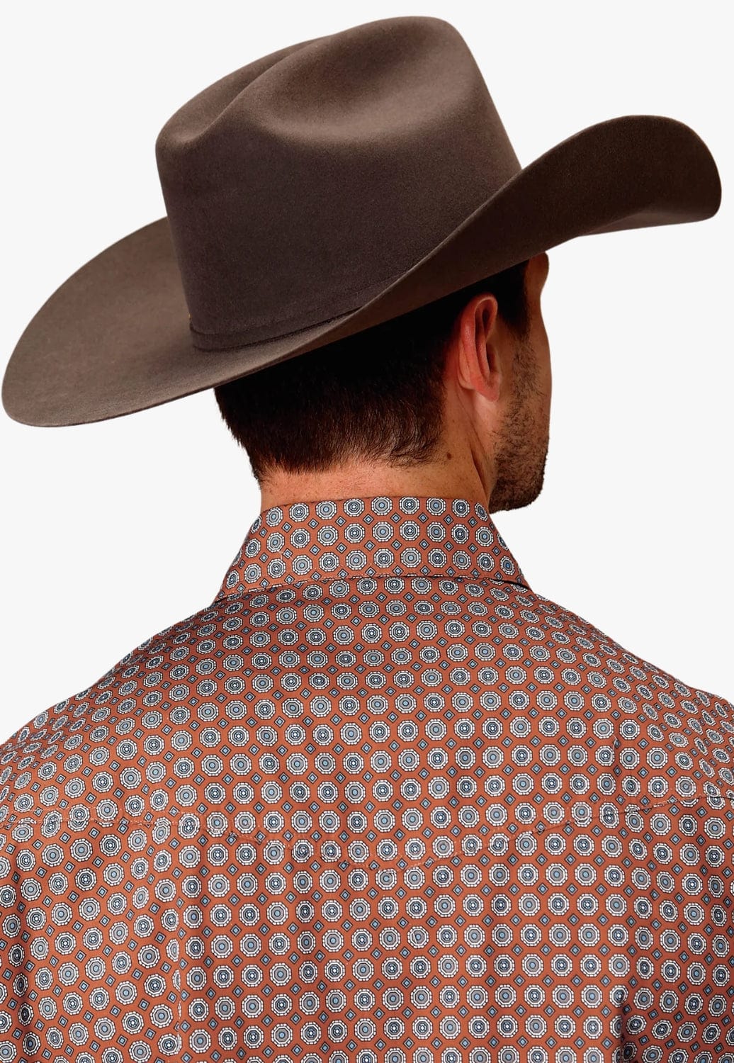 Roper CLOTHING-Mens Long Sleeve Shirts Roper Mens Amarillo Collection Long Sleeve Shirt