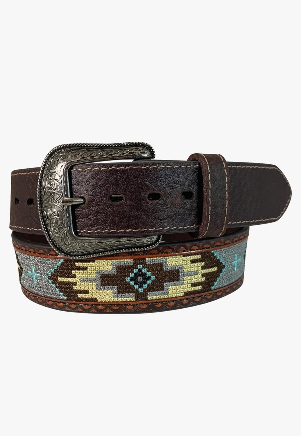 Roper CLOTHING-Mens Belts & Braces Roper Mens Aztec Belt