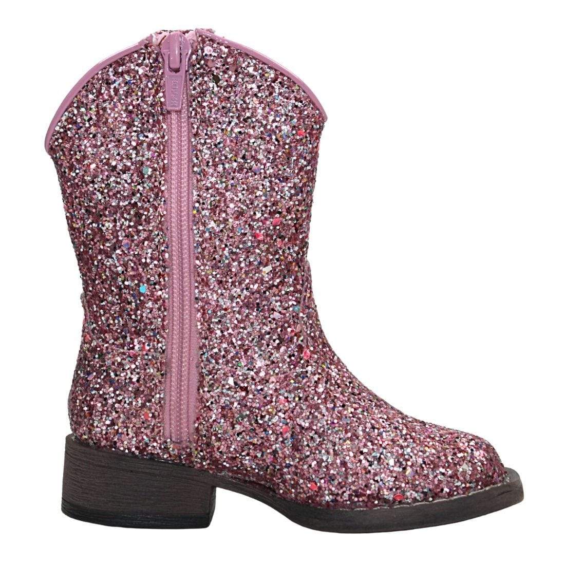 Roper FOOTWEAR - Kids Western Boots Roper Toddler Glitter Galore Boot