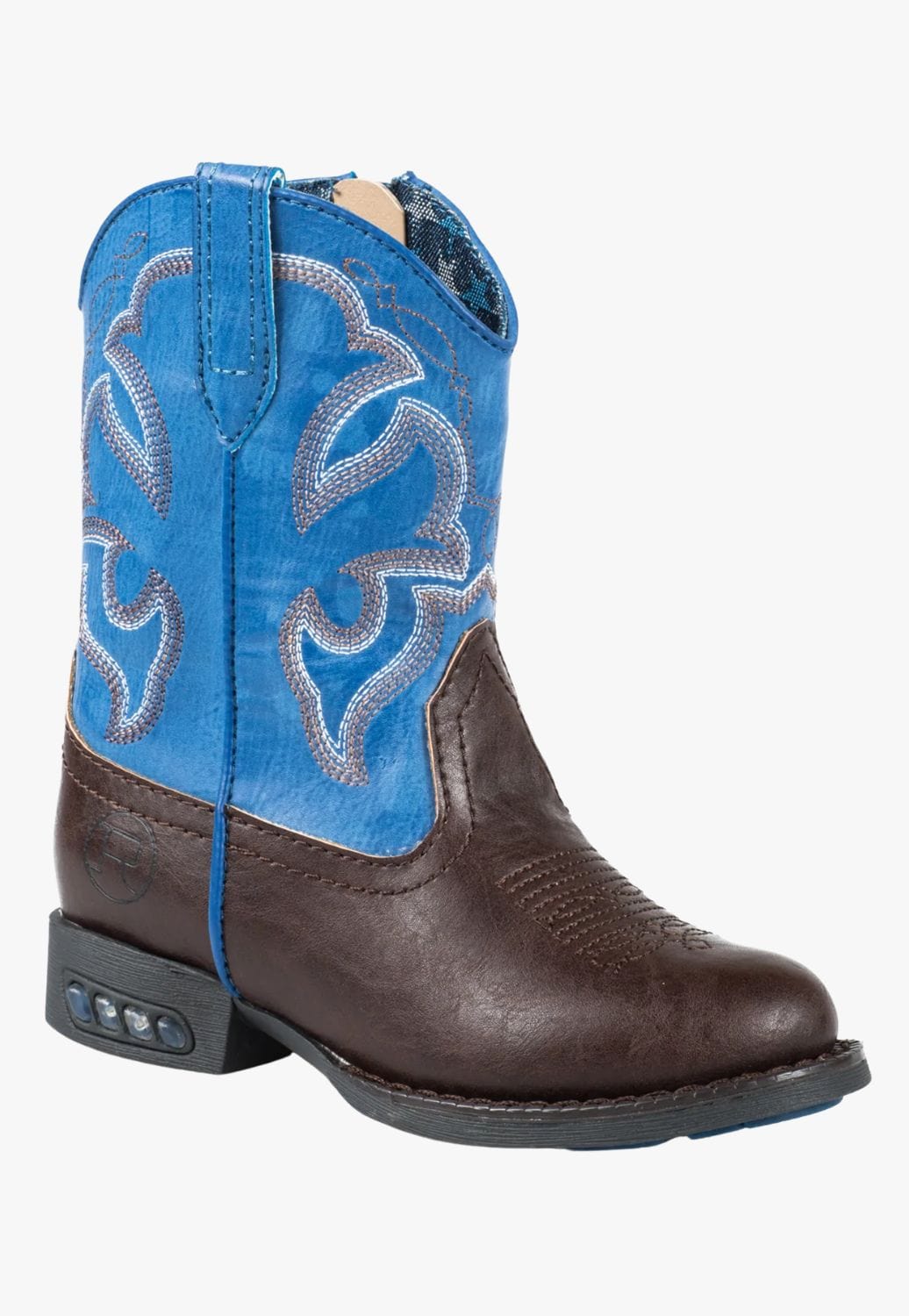 Roper FOOTWEAR - Kids Western Boots Roper Toddler Lightning Light Up Boot