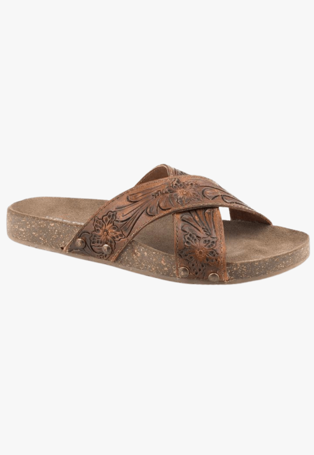 Roper FOOTWEAR - Womens Sandals Roper Womens Delaney Tooled Sandals