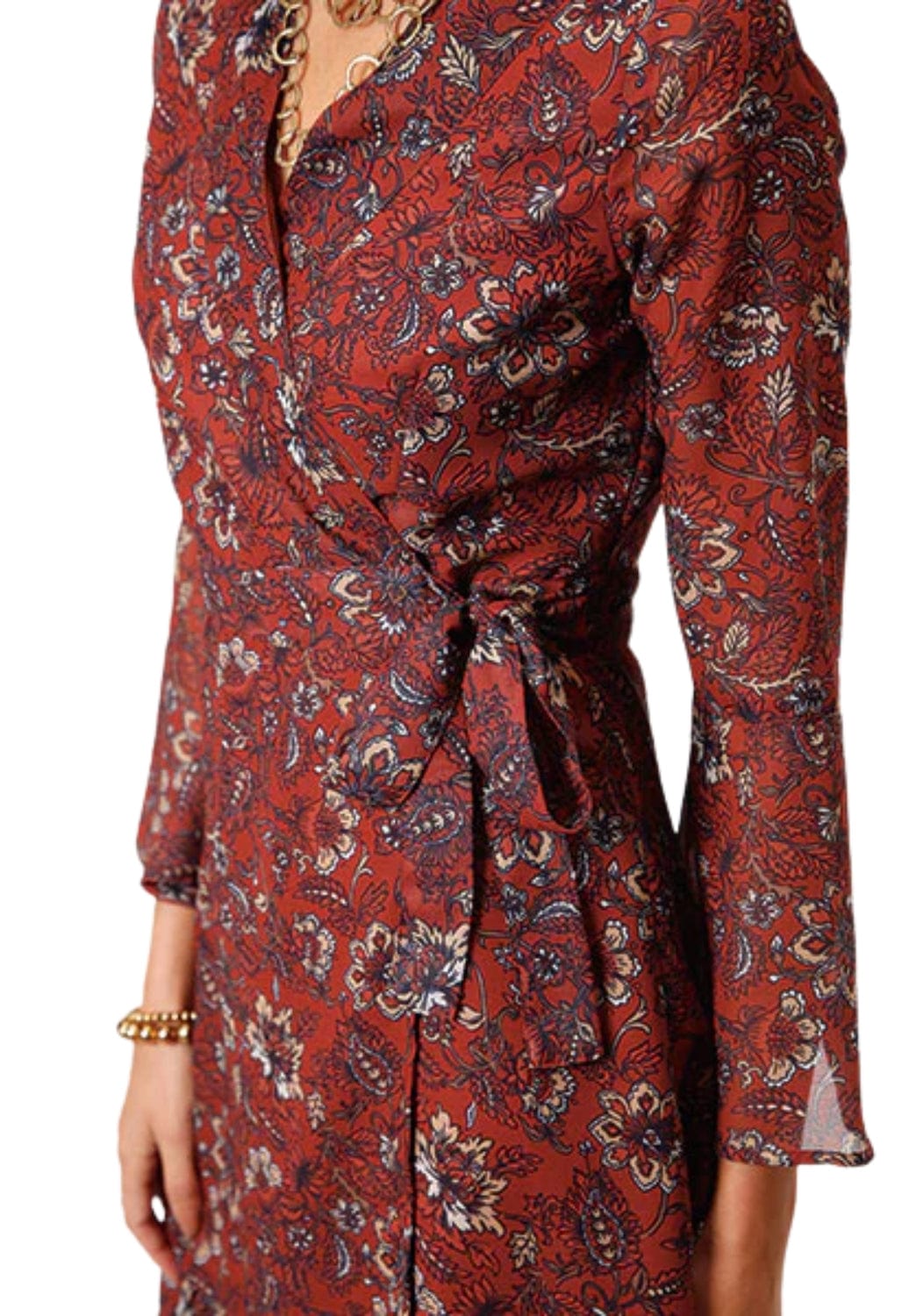 Roper CLOTHING-Womens Dresses Roper Womens Studio West Long Sleeve Dress