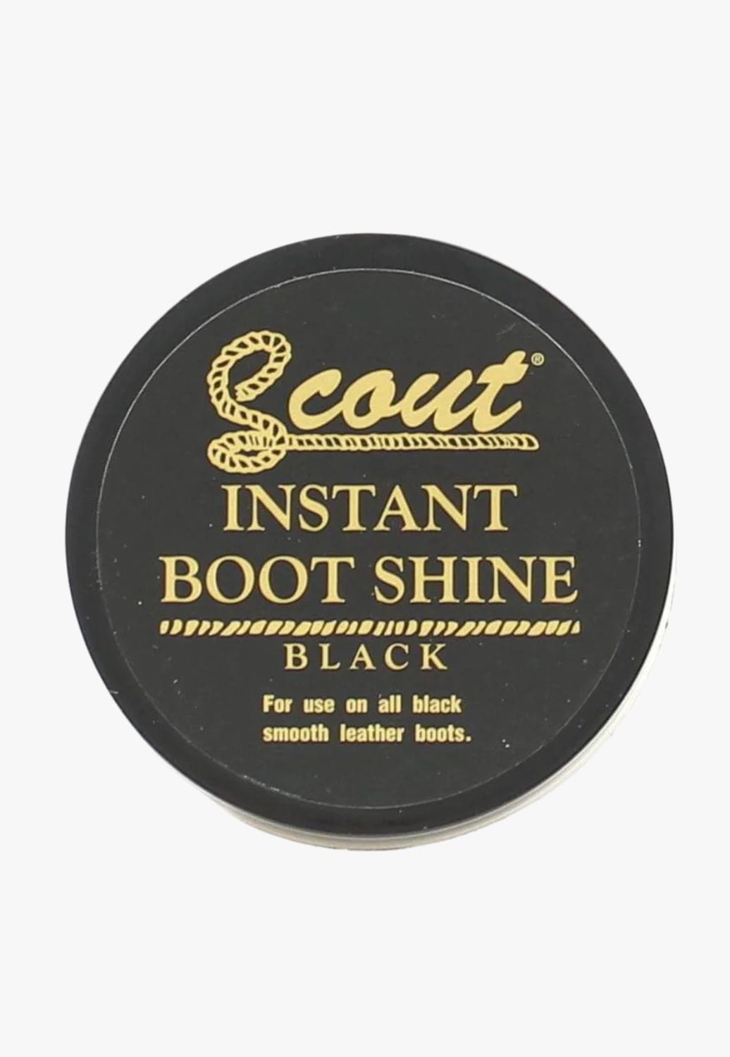 Scout FOOTWEAR - Shoe Care Polish Black Scount Instant Boot Shine