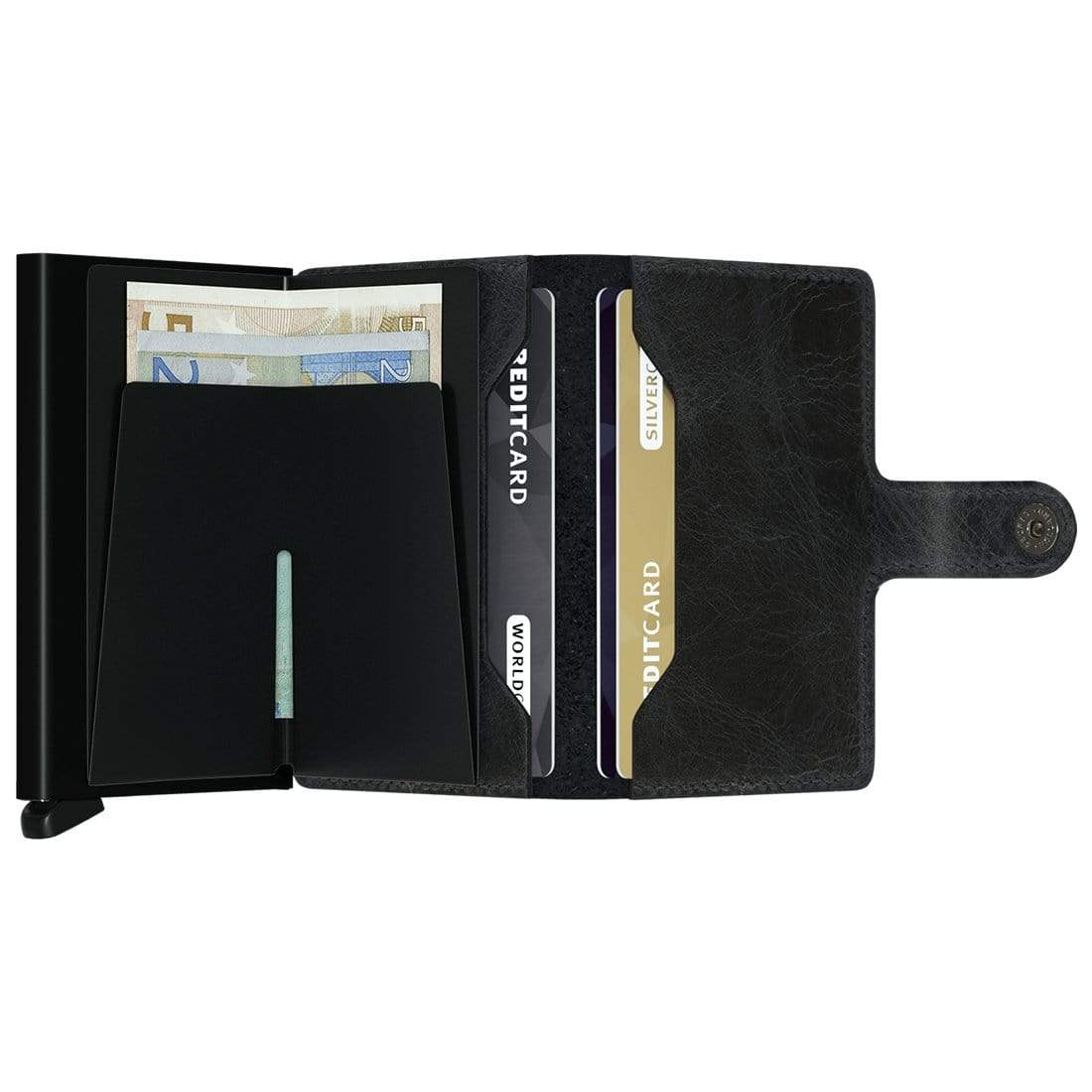 Secrid ACCESSORIES-Mens Wallets Black Secrid Mini Wallet