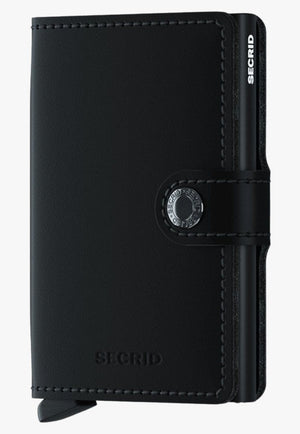 Secrid ACCESSORIES-Mens Wallets Matt Black Secrid Mini Wallet