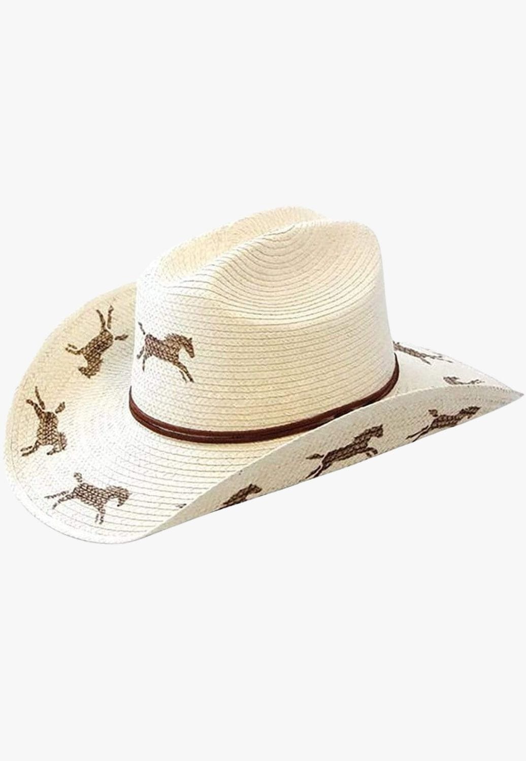 Sunbody HATS - Straw OSFA / Running Horses Sunbody Kids Running Horse Hat
